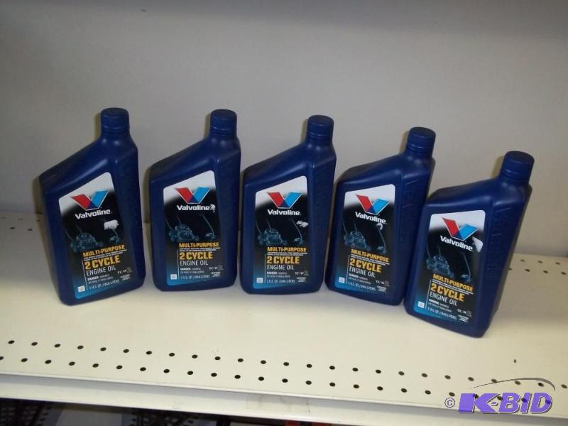 5 New Qts of Valvoline 2 cycle Engine Oil...