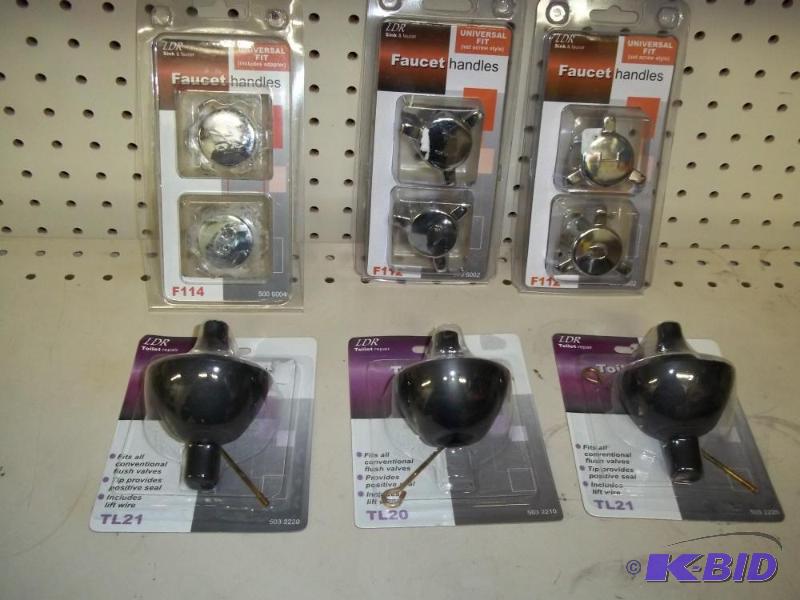 Lot of New Faucet handles and Flush valves...