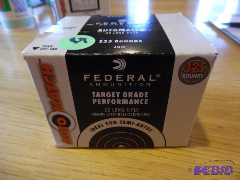 Federal 22 Long Rifle -325 rounds -Shipping a...