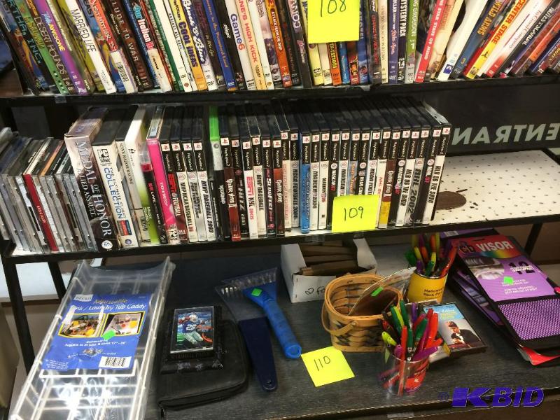 lot 109 image: Playstation 2 & Xbox360 and computer games