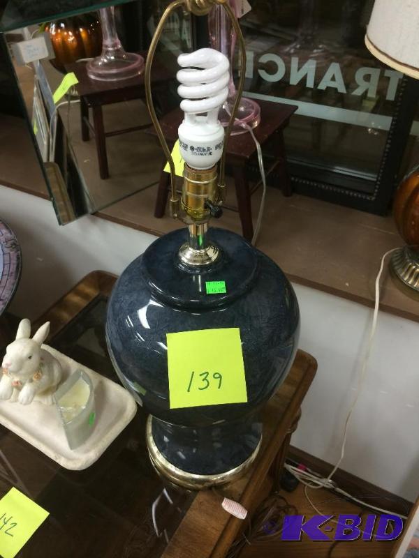 lot 139 image: lamp