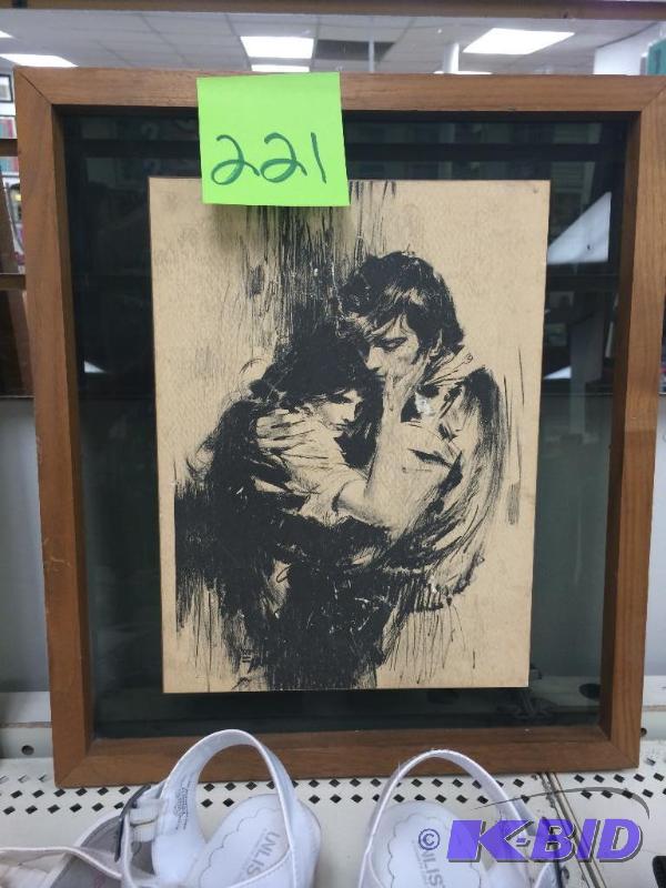lot 221 image: Unique Print