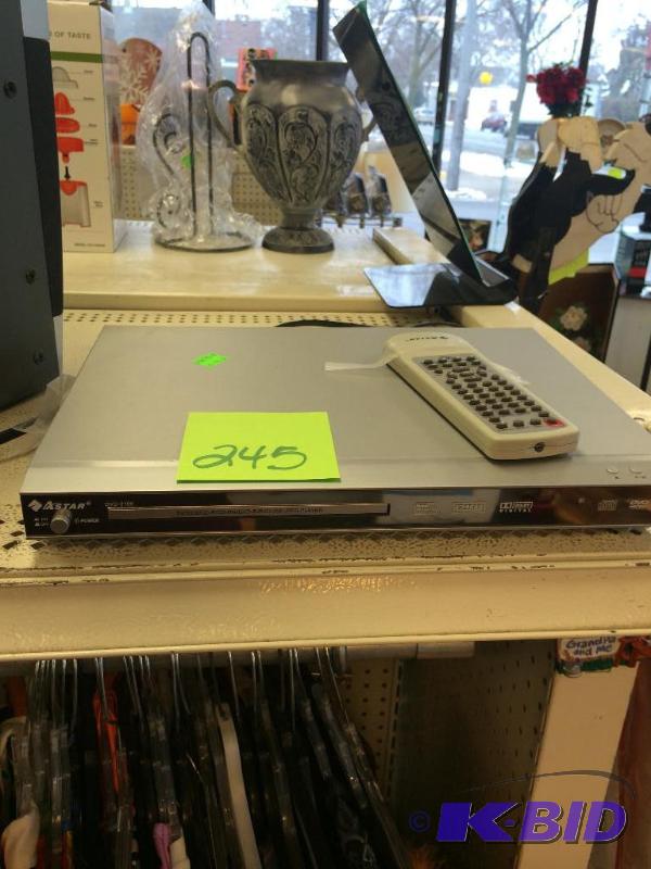 lot 245 image: Astar DVD player DVD-3100 with remote