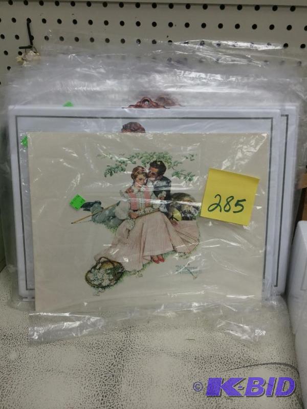 lot 285 image: Norman Rockwell prints