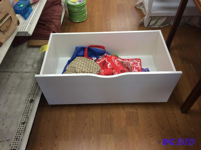 lot 296 image: Ikea entertainment center drawer