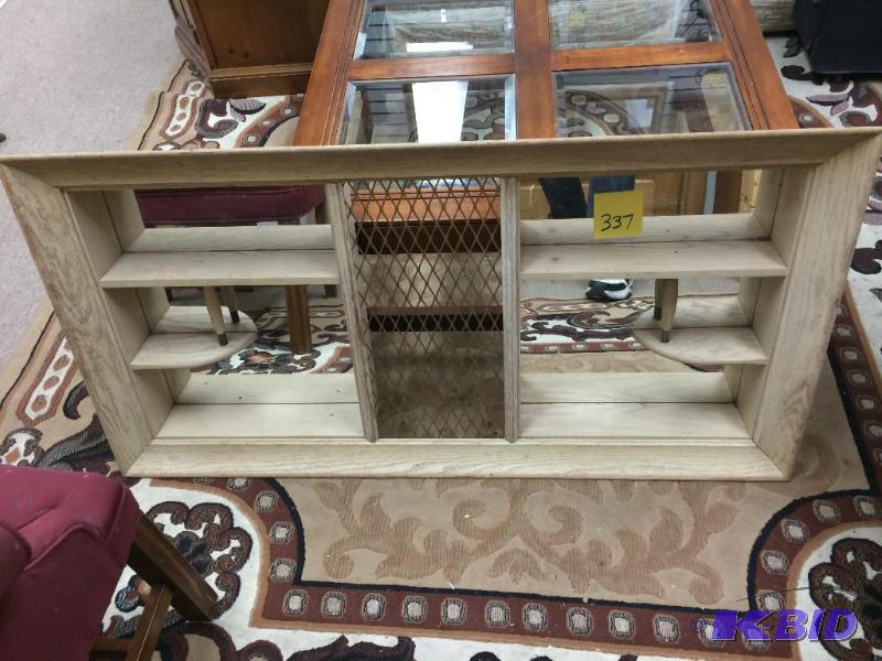 lot 337 image: Wall shelf display