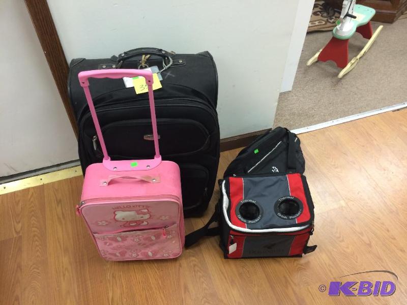 lot 351 image: suitcasesbags