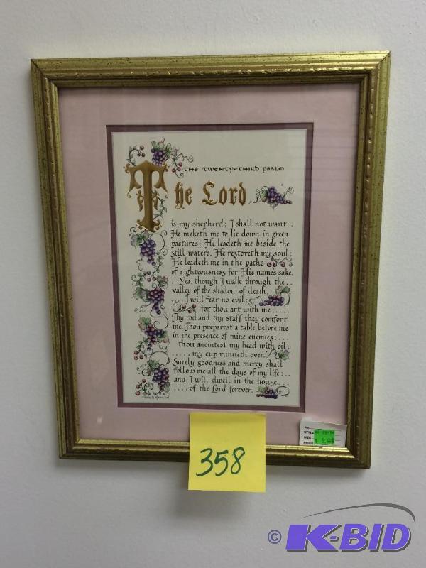 lot 358 image: Print 12x15