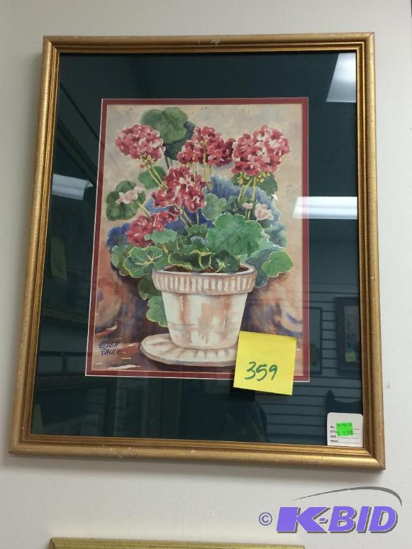 lot 359 image: Print 19x23
