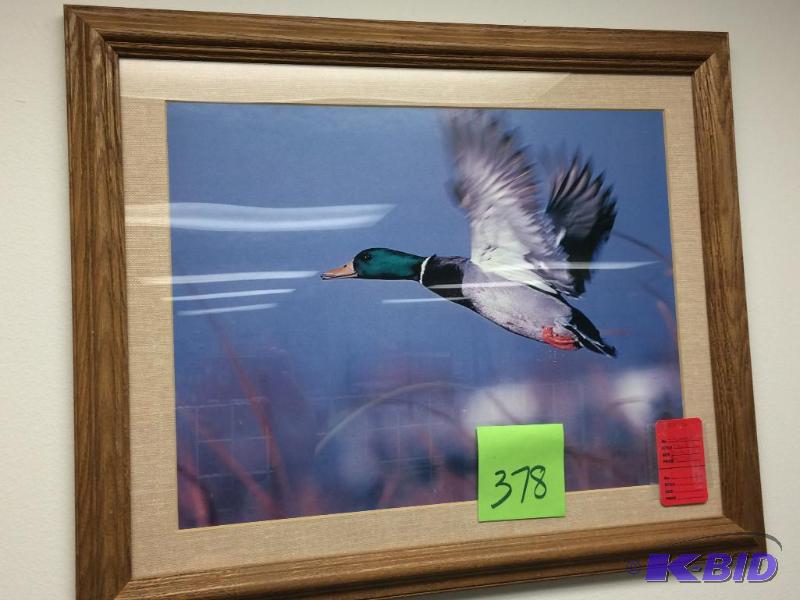 lot 378 image: super nice Mallard Print 18x22