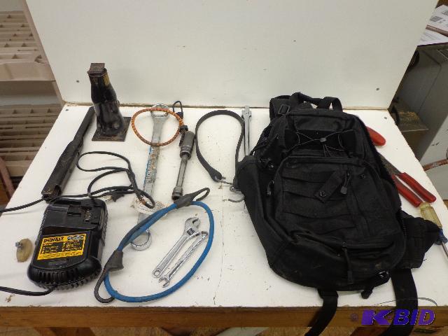lot 44 image: Various Automotive Equipment and Tactical Bac...