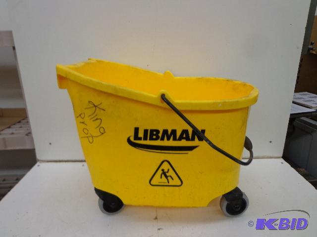 lot 47 image: Libman Yellow Mop Bucket   Heavy Duty Plastic...