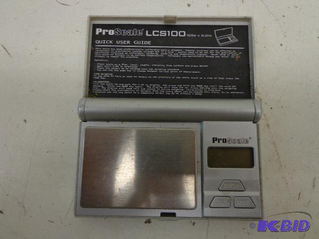 lot 62 image: ProScale Digital Scale   Model LCS100&nbspDi...
