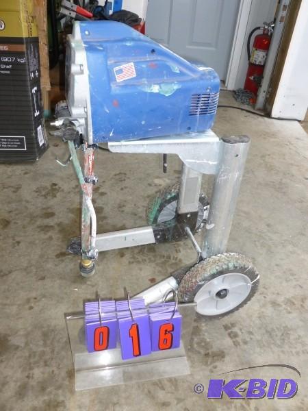 lot 16 image: Graco paint sprayer. Used condition. Cord has...