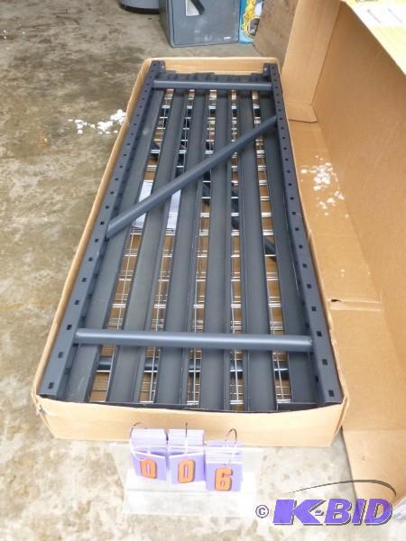 lot 6 image: Edsal 2000 lb nsf approved shelving unit. App...