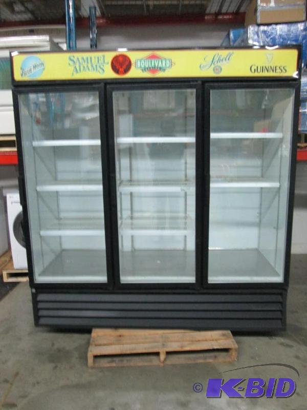 3-Door Glass Beer Cooler
