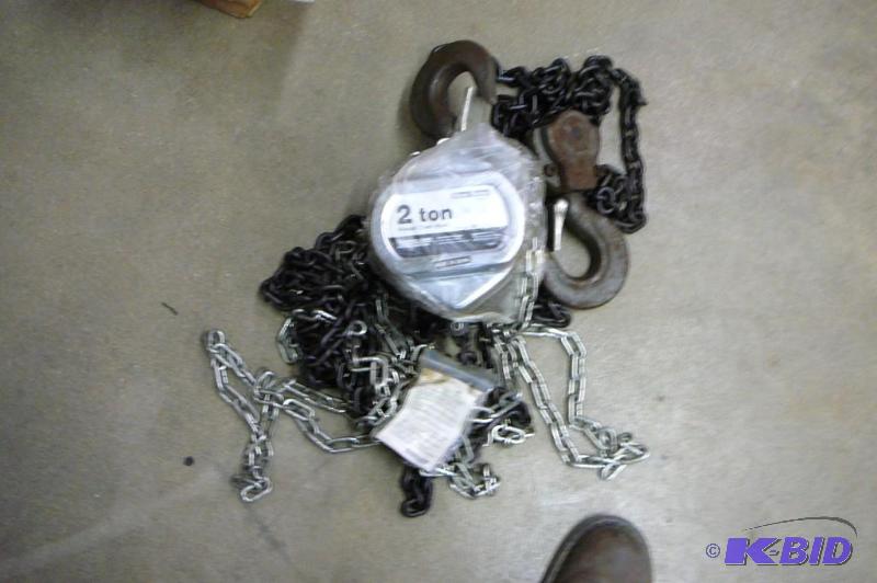 2 Ton Chain Hoist Ingersole rand SM020 NEW...