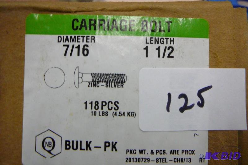 Carriage bolt 716 Diameter length 1 12...