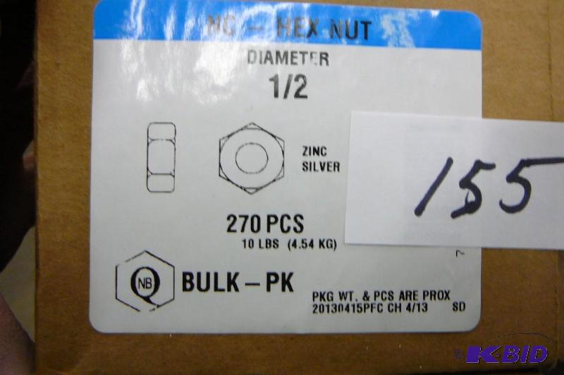 10 lbs 12 NC-Hex nuts...