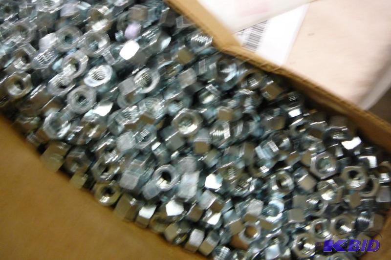 10 lbs 38 zinc NC Hex Nut...
