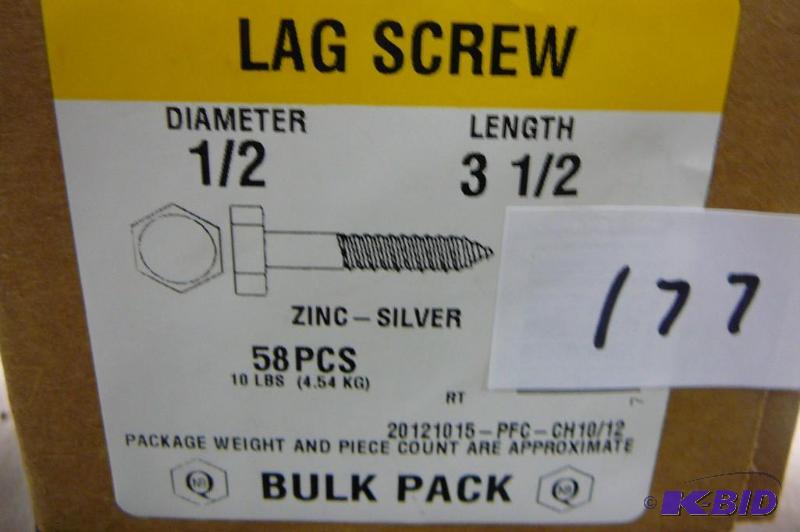 10 Lbs 12 x 3 12 Lag Screws...