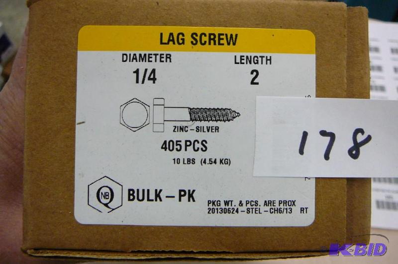 10 Lbs 14 x 2 Lag Screws...