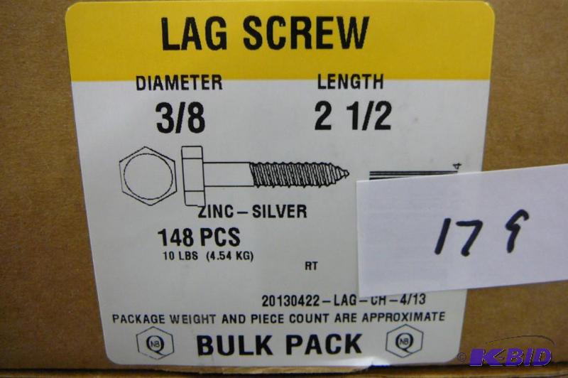 10 Lbs 38 x 2 12 Lag Screws...