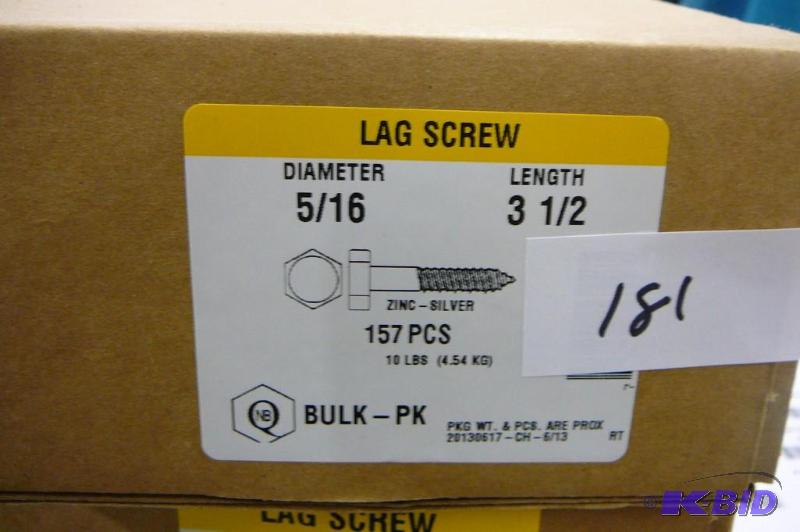 10 Lbs 516 x 3 12 Lag Screws...