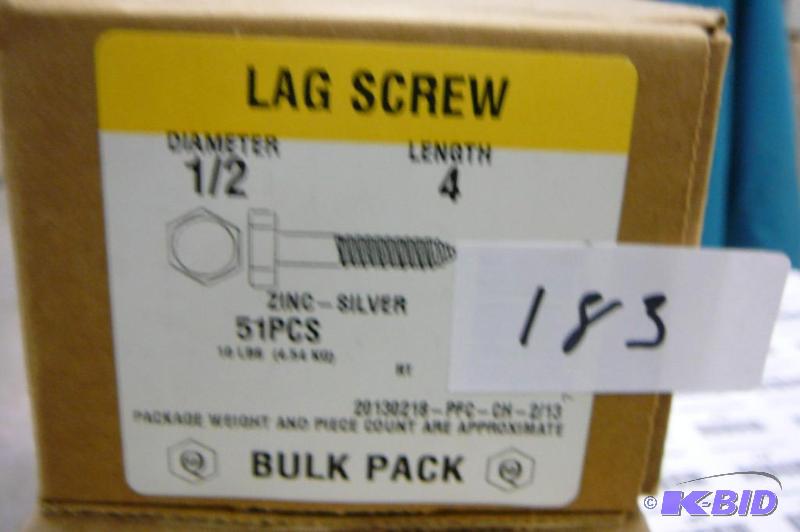 10 Lbs 12 x 4 Lag Screws...