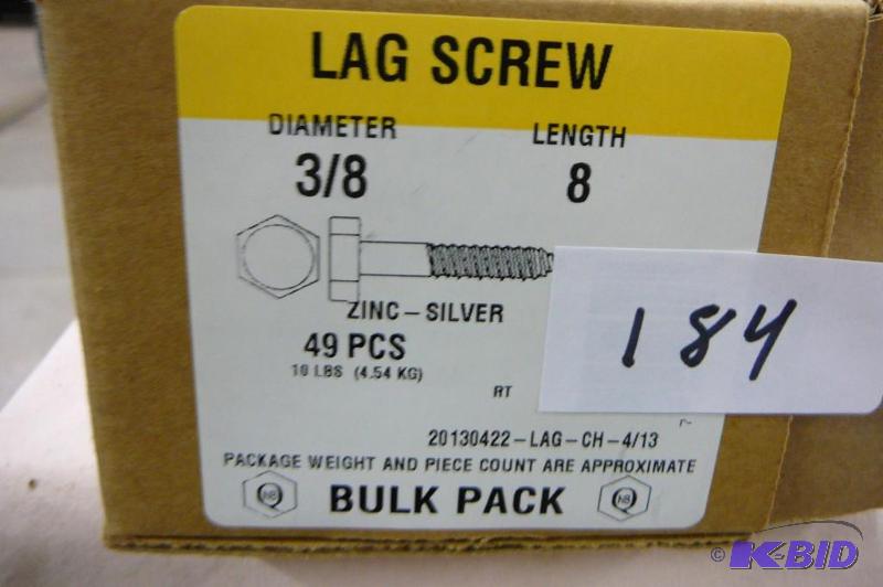 10 Lbs 38 x 8 Lag Screws...
