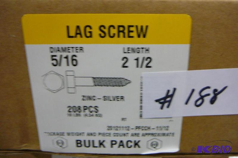 10 Lbs 516 x 2 12 Lag Screws...