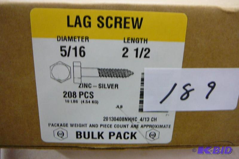 10 Lbs 516 x 2 12 Lag Screws...