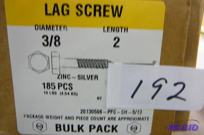 10 Lbs 38 x 2 Lag Screws...