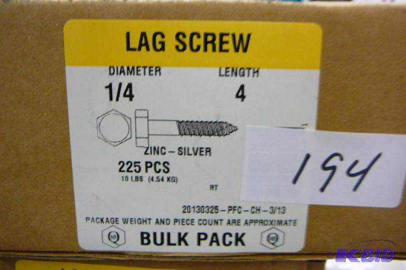 10 Lbs 14 x 4 Lag Screws...