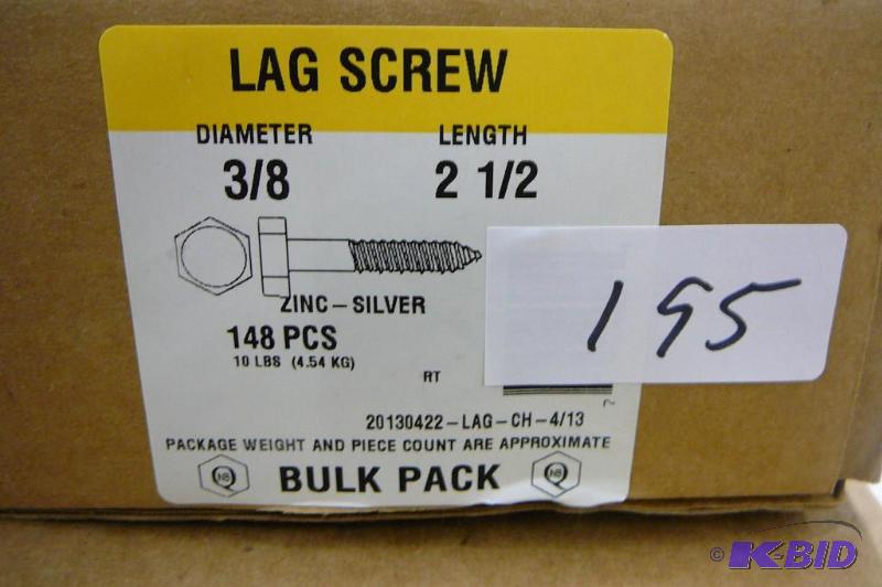 10 Lbs 38 x 2 12 Lag Screws...