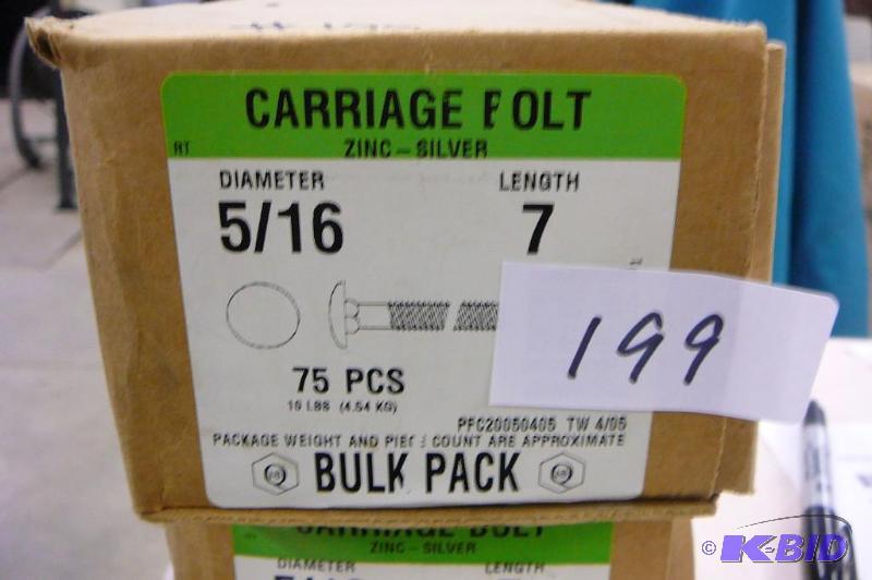 10 Lbs 516 x 7 Carriage Bolts...
