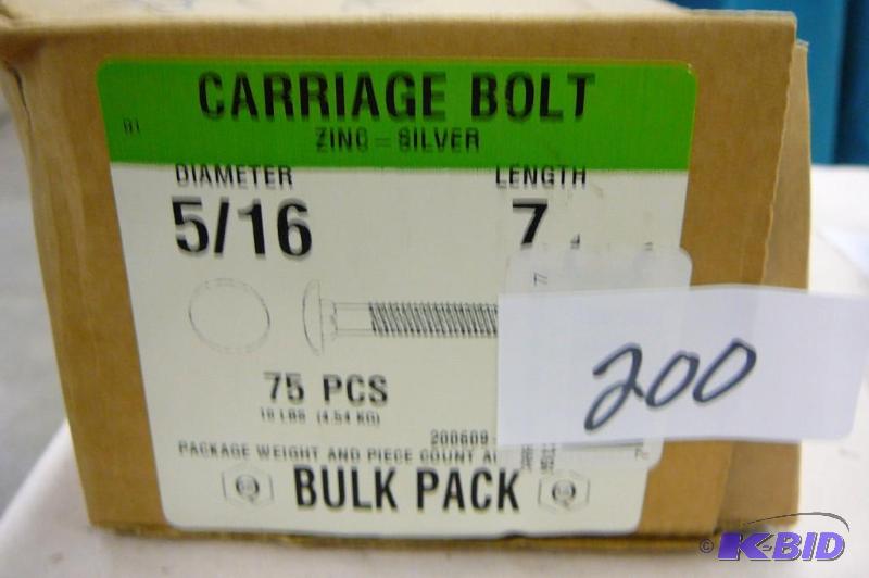 10 Lbs 516 x 7 Carriage Bolts...