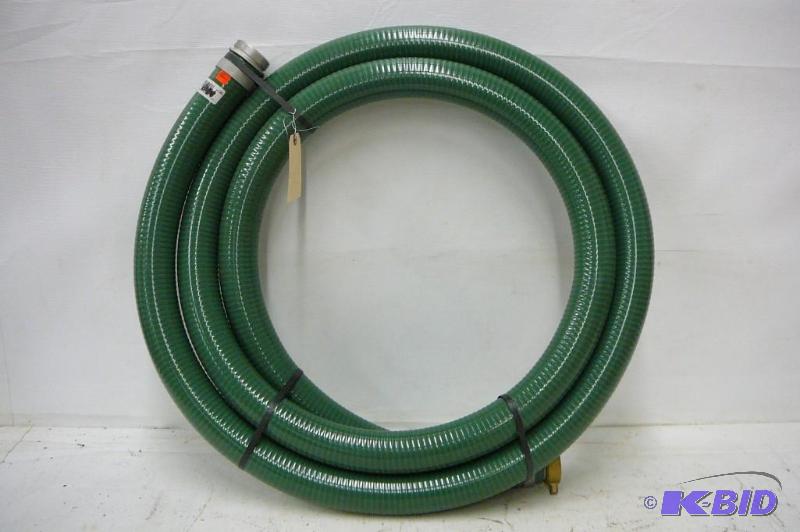 2&quot x 15&quot Green PVC Hose with ends...