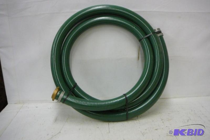 2&quot x 15&quot Green PVC Hose with ends...