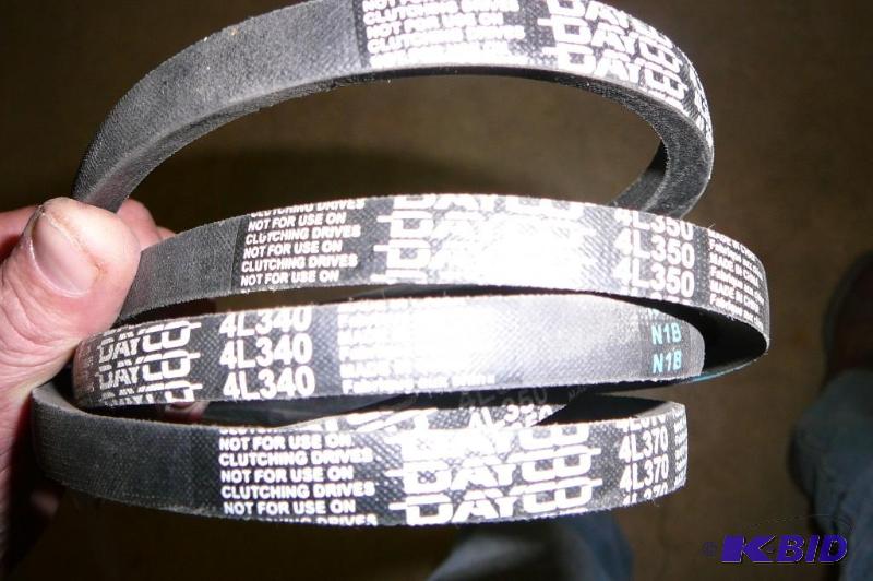 Dayco Belts 3- #4L350 1- 4L340 1-4L370...