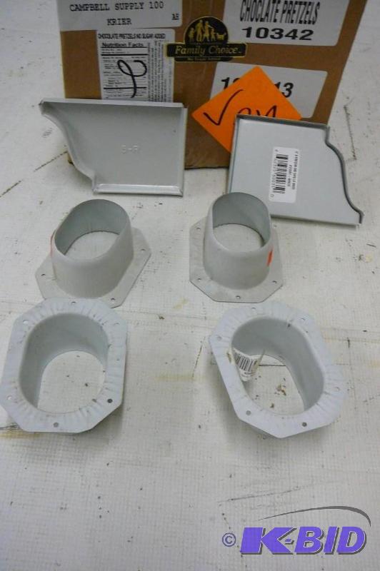 Gutter 5&quot K Slip Conn White 18 Count...