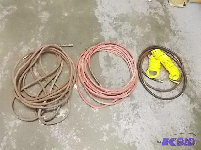 6 Lengths Of Air Hose-Approx 2- 50 Ft, 2-10 ...