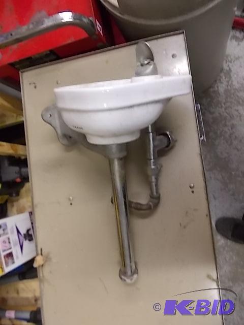 Old Porcelain Drinking Fountain Complete...