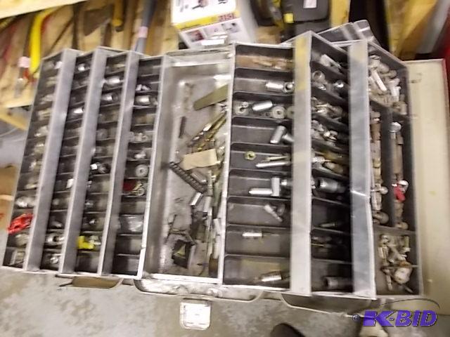 Tool Box With Contents Hardware &amp Tools...