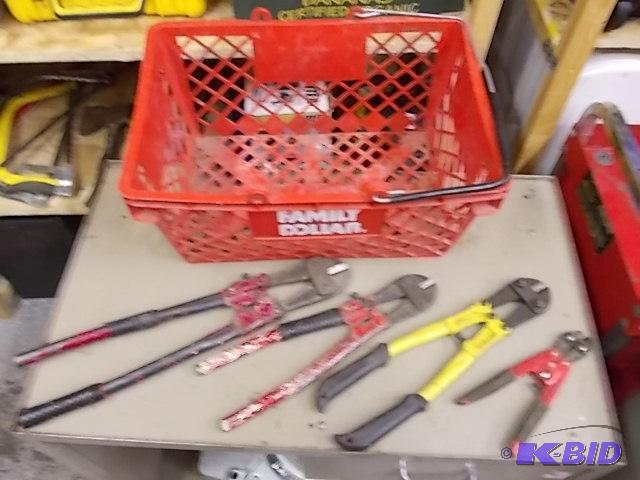 Basket With 4- Bolt Cutters...