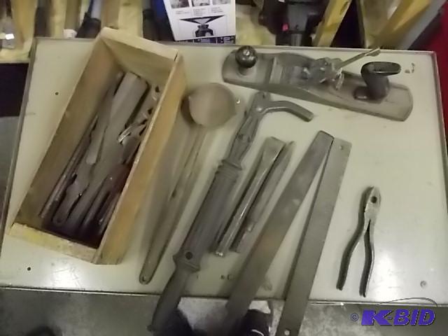 Assorted Files, Chisels &amp Other Hand Tool...