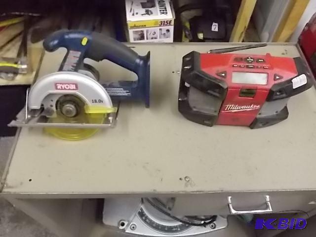 Ryobi Skill Saw No Charger No Battery, Milwau...