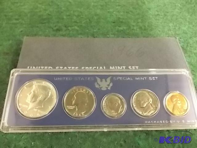 lot 1 image: 1966 Special Mint Set...