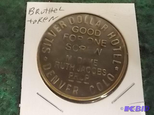 lot 62 image: Brothel Token...