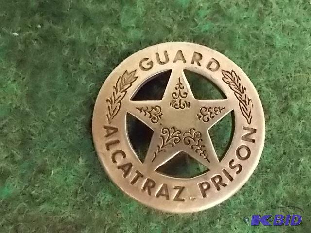 lot 66 image: Prison Guard&nbspBadge (Alcatraz)...